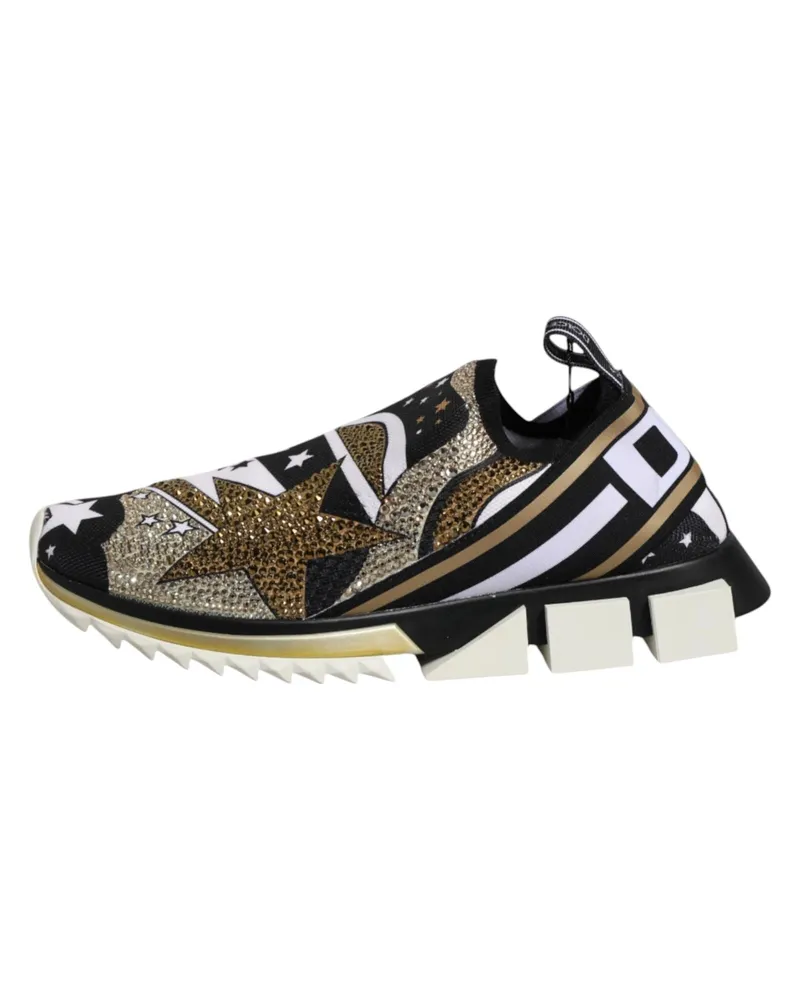Dolce & Gabbana Men's Multicolor Sorrento Low Top Sneakers Shoes Elastane Multicolor