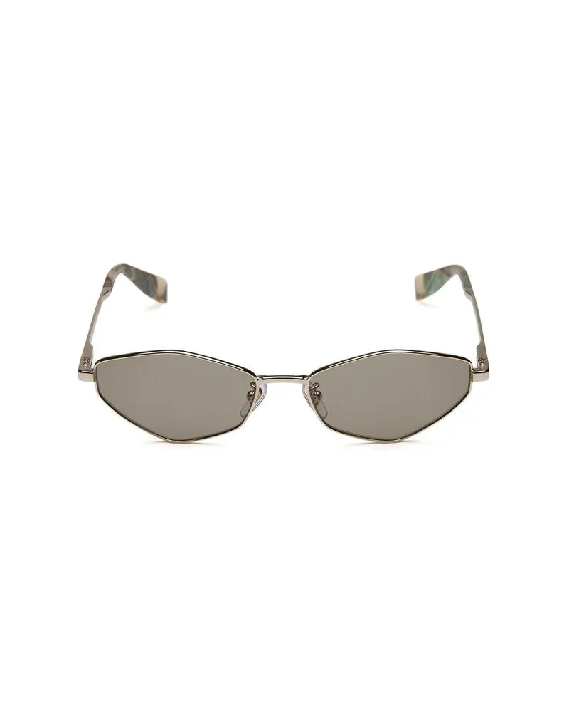 Furla Women's Sunglasses Light Gold-Green Metal Eyewear - Gold/green Gold