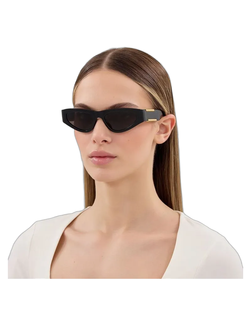 Bottega Veneta Women's Sunglasses Black-Grey Bio Injection Black