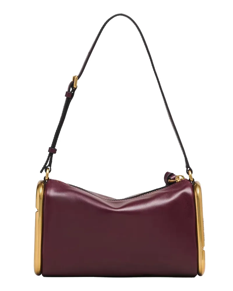 Marc Jacobs Women's Shoulder Bag Scene Dark Port Cow Leather Burgundy