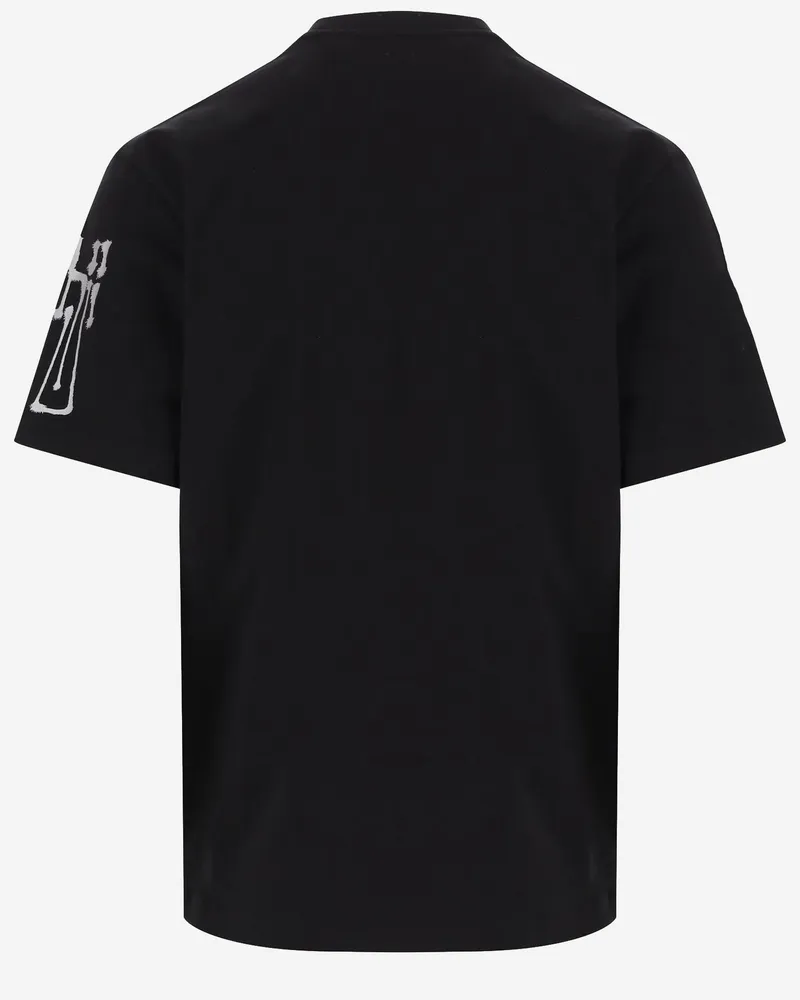 adidas Logo Graphic Print T-Shirt — Black Black