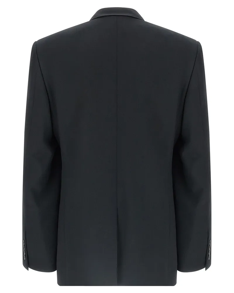 Balenciaga Men's Black Wool Blazer Clothing Black