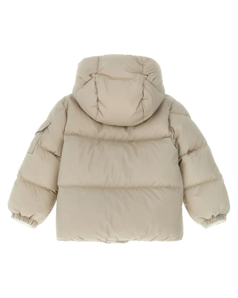 Moncler Down Jacket — Beige Beige