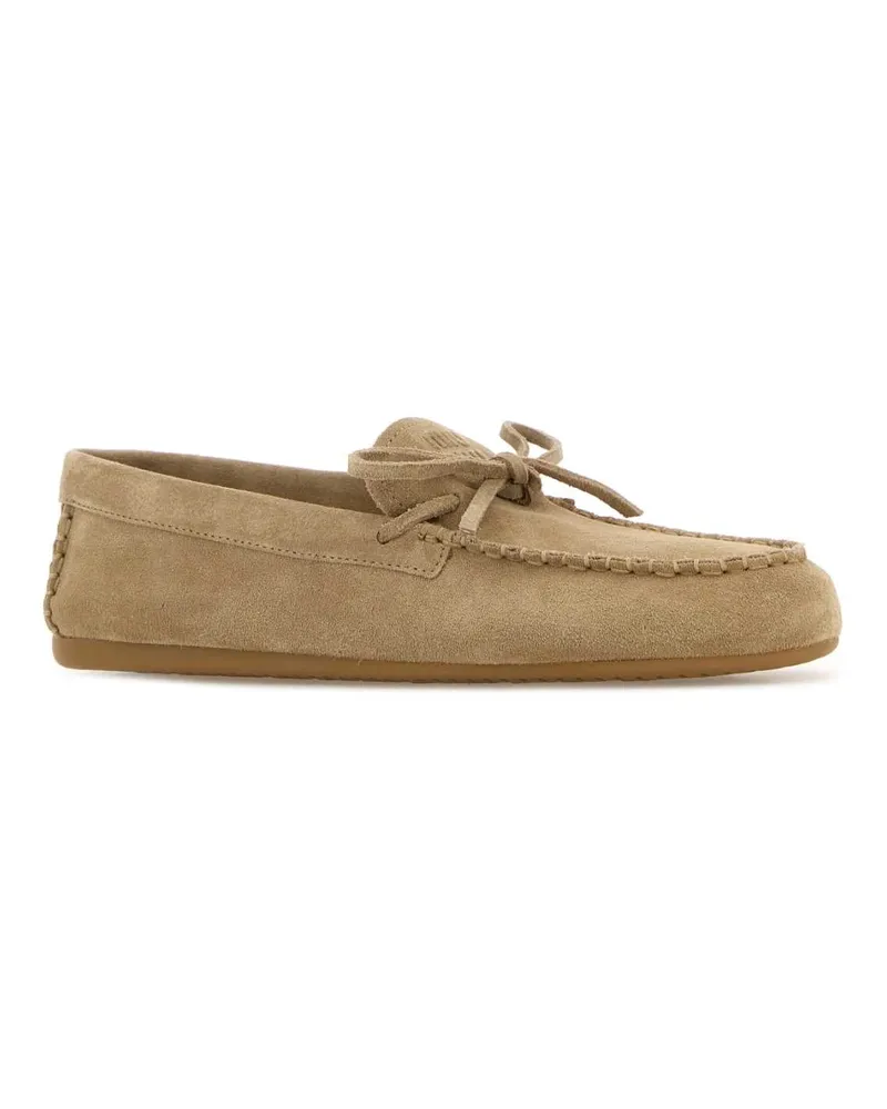 Miu Miu 5d577ef005054 F0f24 Deserto Mocassini Loafers Beige