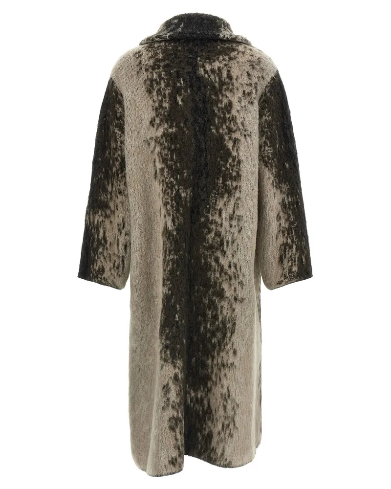 NUDE Wool-and-Alpaca Blend Coat — Brown Brown