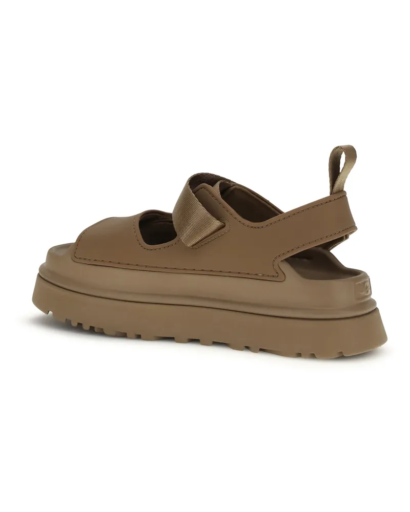 UGG Women's Sandals Goldenglow Bison Brown Upper: Recycled Polyester Brown