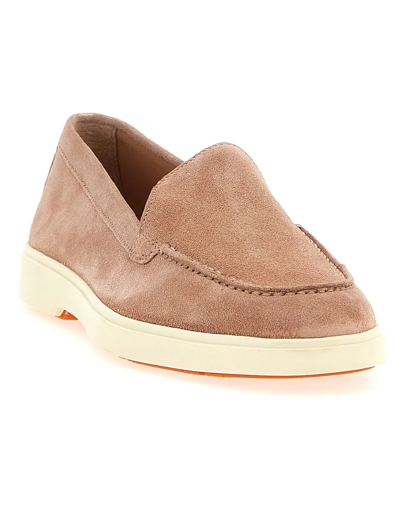 Santoni Yaltamoc Loafer — Taupe Taupe