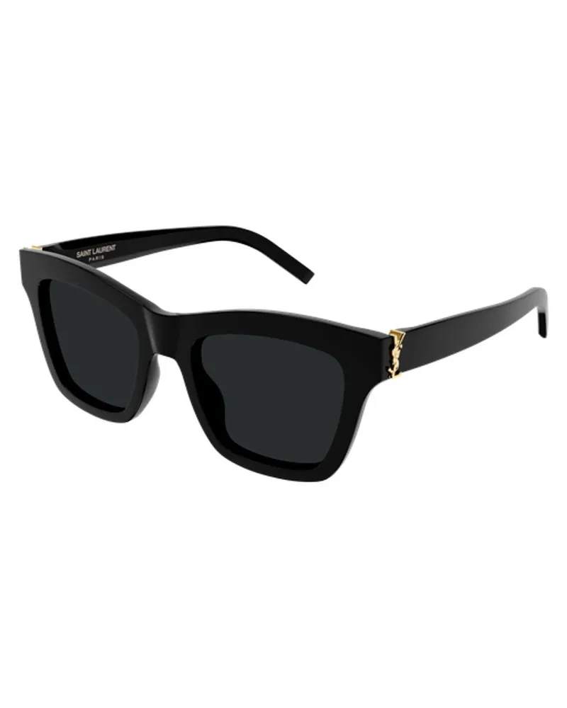 Saint Laurent SLM156 Sunglasses — Black Black