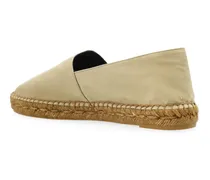 Women's Cassandre Ysl Logo Espadrilles Beige Shoes > Flats
