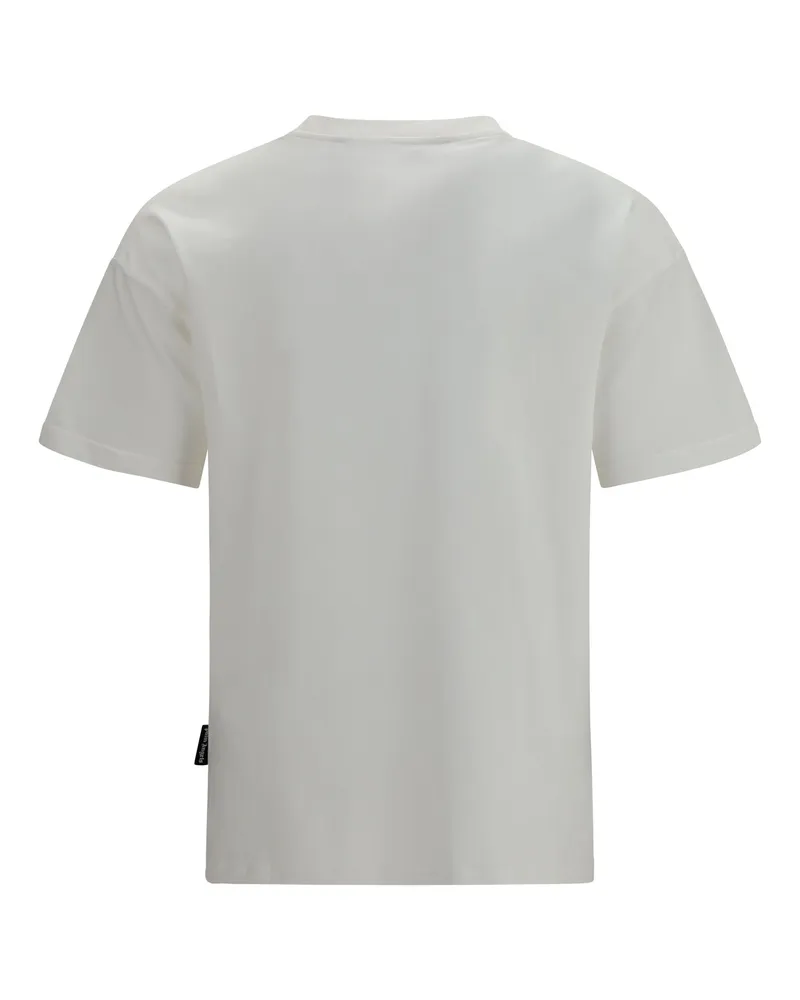 Palm Angels Men's 3-Pack Logo T-Shirt Set Off White - Black Cotton T-Shirts And Polos White