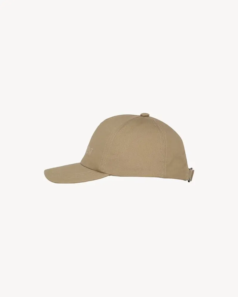 Saint Laurent 7780633YP19 Baseball Cap — Beige Beige