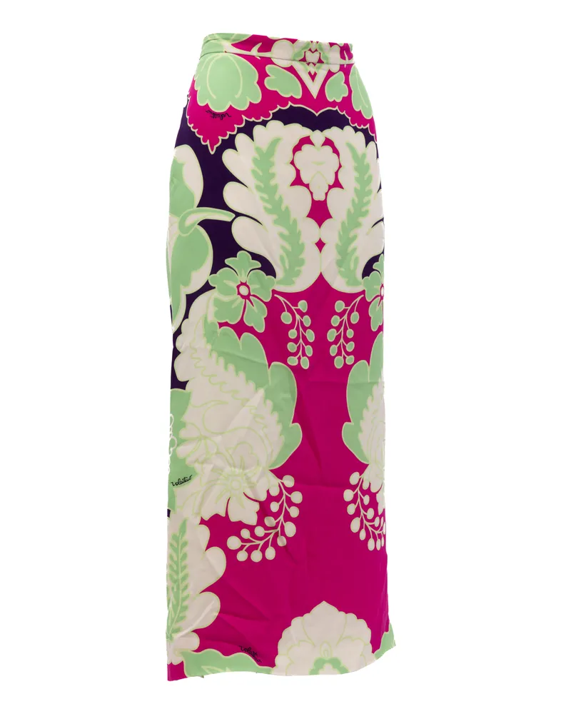Valentino Garavani Women Multicolor Skirt Purple Multicolor