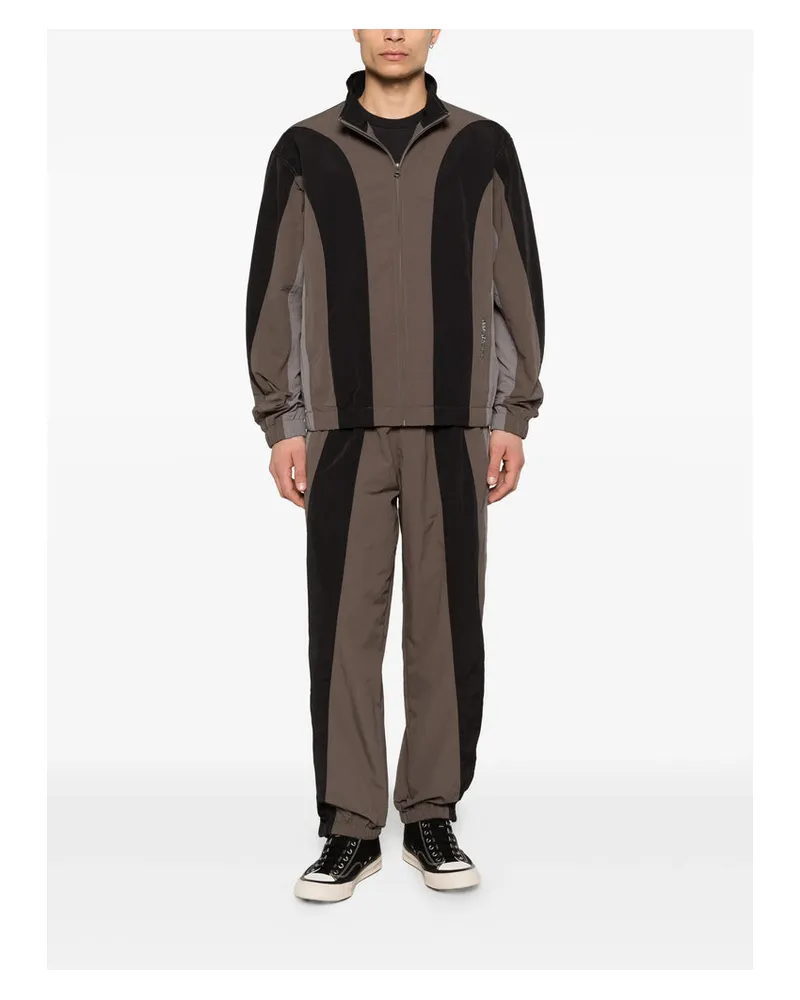 AWAKE NY Colour-Block Nylon Jacket — Black Black