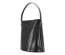 Women's Calfskin Leather Shoulder Bag Black