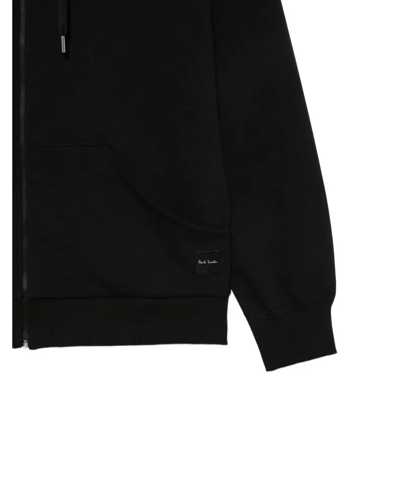Paul Smith Zip-Through Hoodie — Black Black