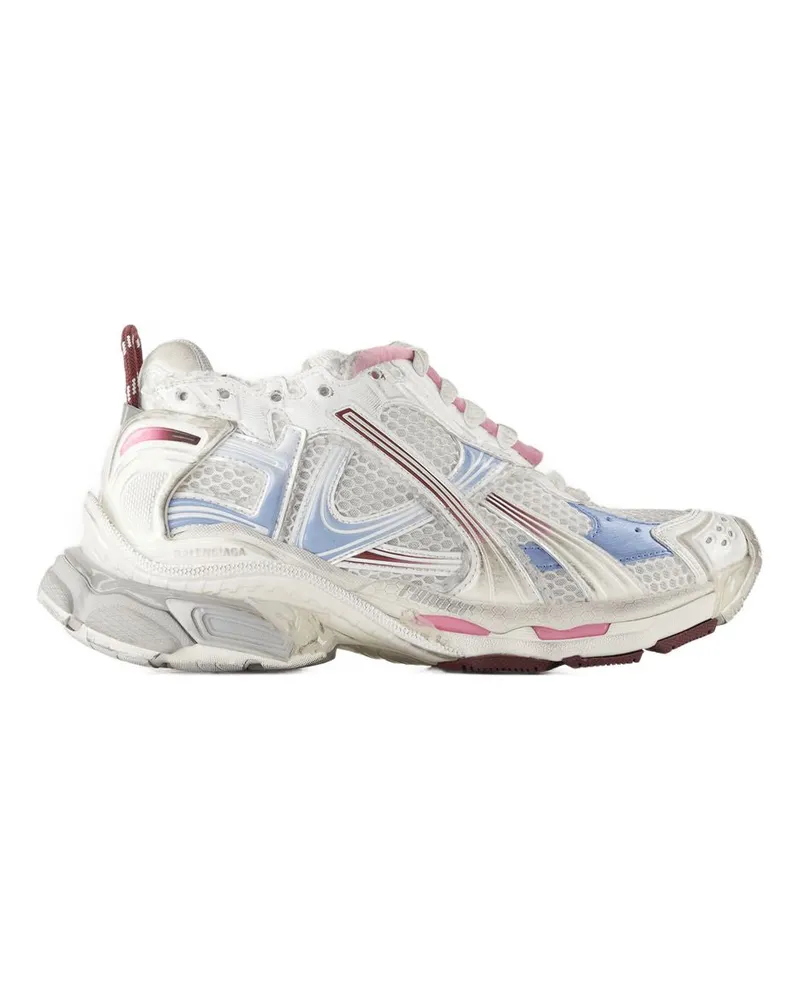 Balenciaga Women's Runner Gradient Sneakers -  Synthetic Multicolor Shoes White