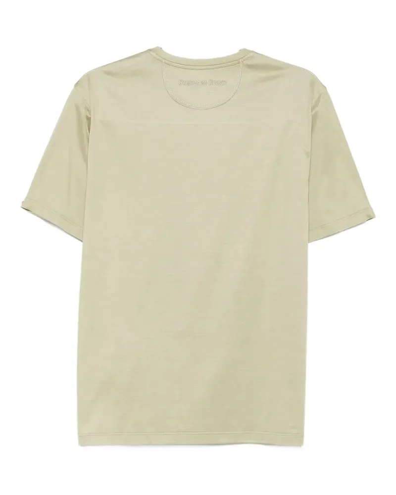 Stefano Ricci Men's Logo-Detail T-Shirt Ss26 M Sage