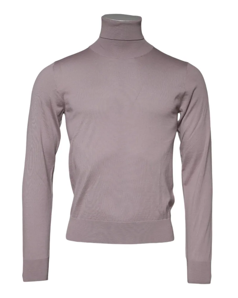 Dolce & Gabbana Cashmere Turtleneck Sweater — Brown Brown