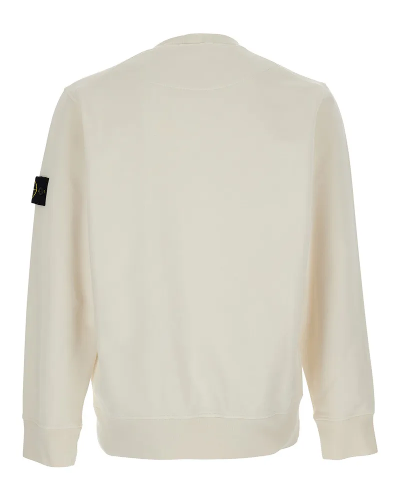 Stone Island Men's Hooded Sweatshirt White Sweatshirts Sweater 
