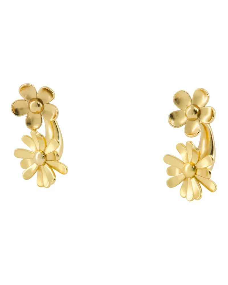 Marc Jacobs Women's Daisy Wild Statement Earrings Hair Clips -  Metal Gold Accessories Hair-Accessories Gold