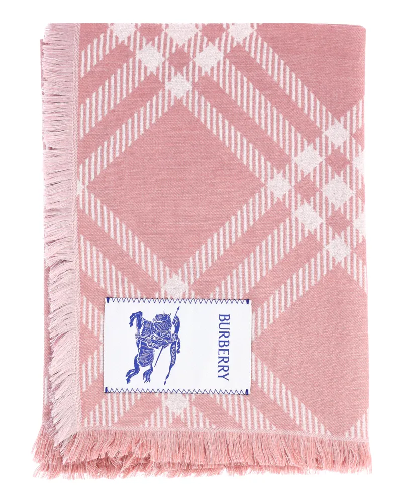Burberry Women's Scarfs Pink Wool Pink