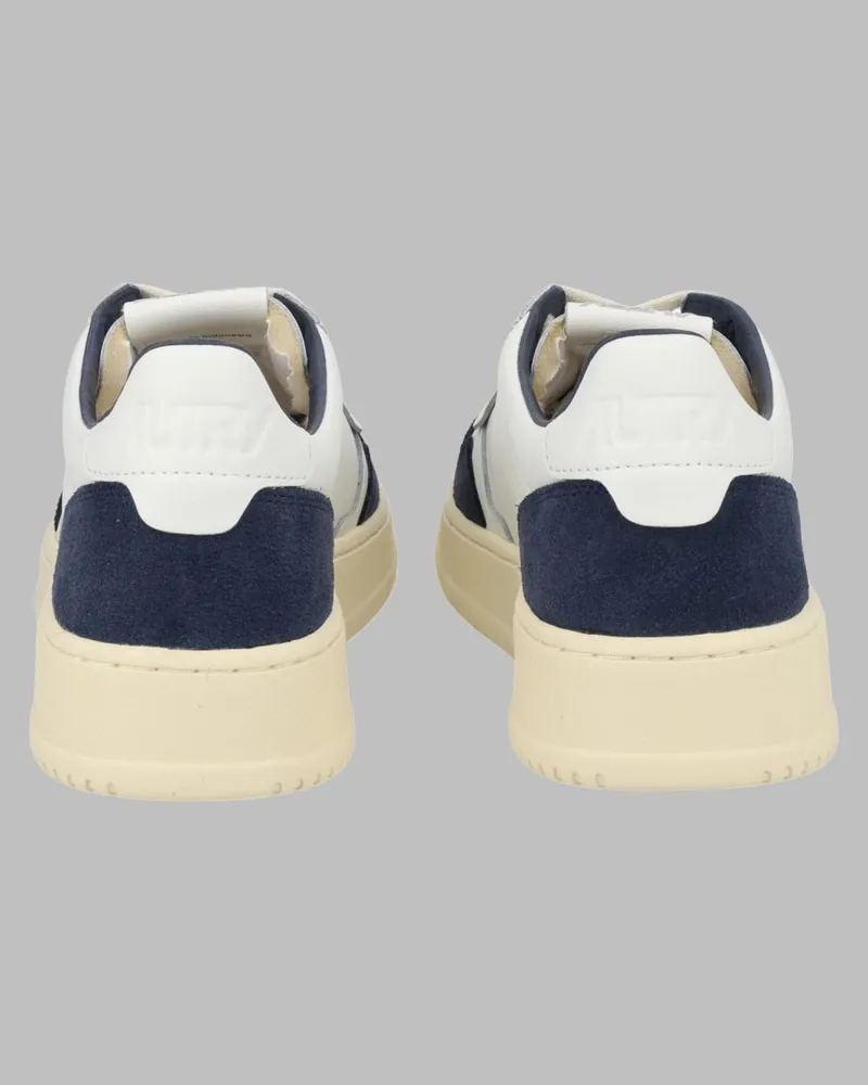 AUTRY Leather & Suede Colour-Block Sneakers — Multicolor Multicolor