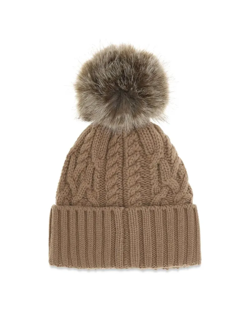 Moncler MOL20933B00041M1127235BB Beanie — Brown Brown