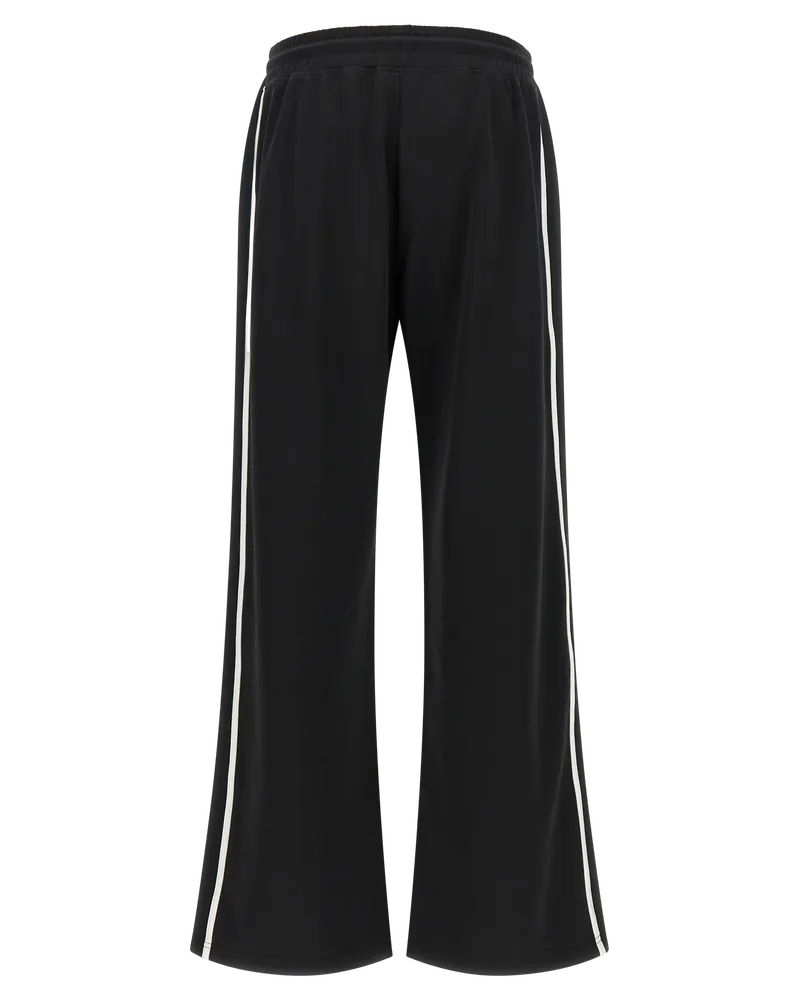 Amiri Technical Cotton-Blend Track Joggers — Black Black