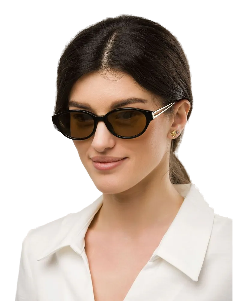 Furla Women's Sunglasses Glossy Black Combined Eyewear Black