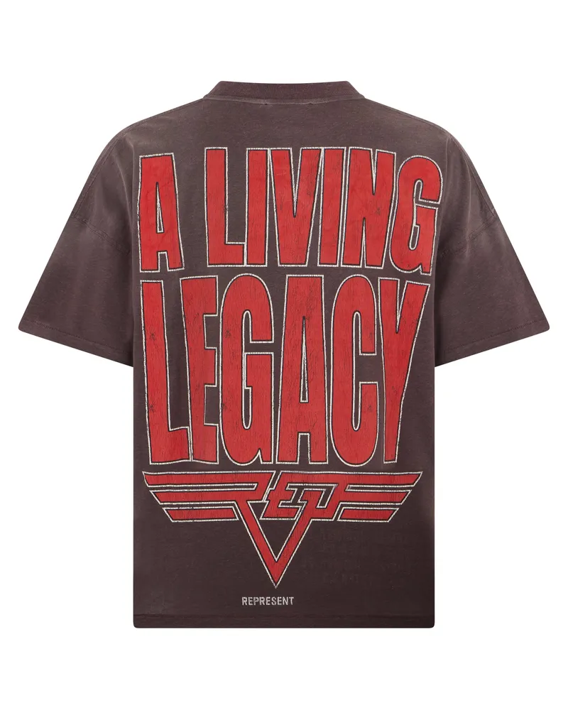 REPRESENT Legacy Tour Graphic T-Shirt — Brown Brown