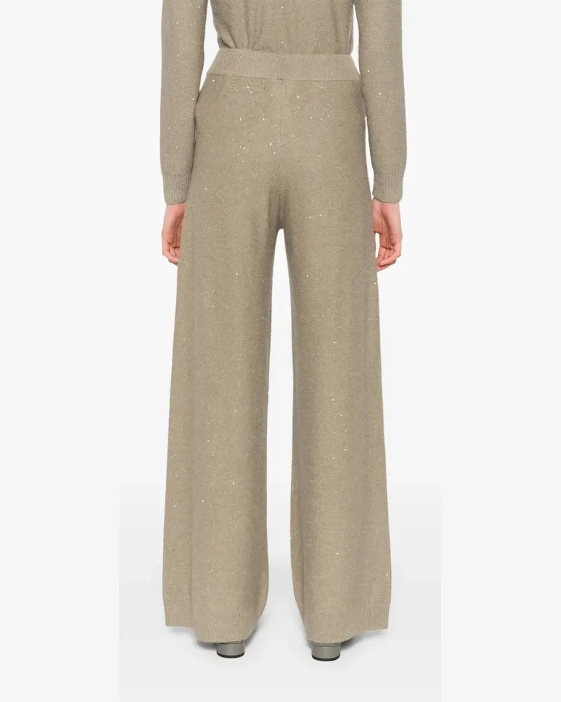 Fabiana Filippi Women's Wool-Silk Blend Pants Aw25 W Beige