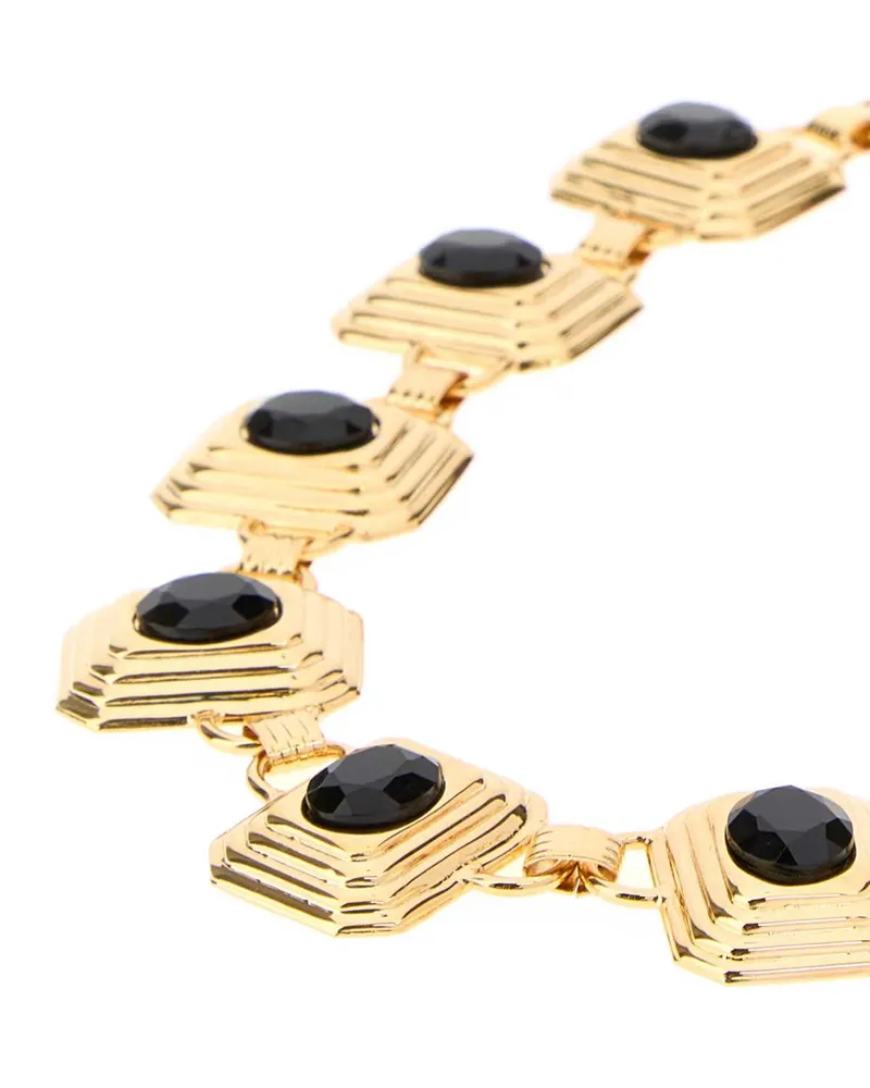 Alessandra Rich Women's Gold Metal Necklace Blackgold Collane Necklaces Gold