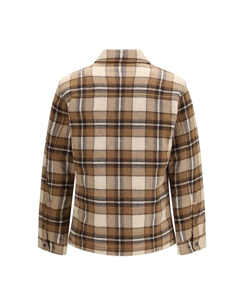 Woolrich Alaskan Check Jacket — Brown Brown