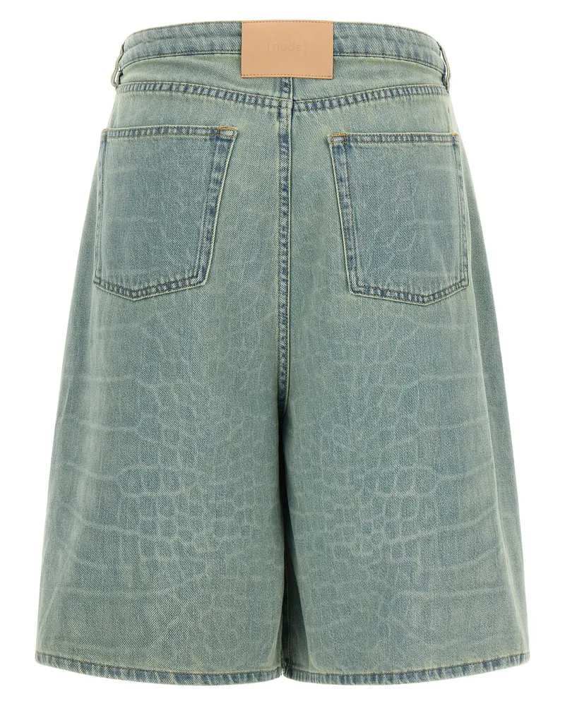 NUDE Bermuda Shorts — Green Green