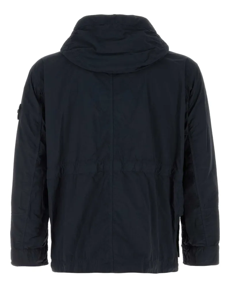 Stone Island Men's Midnight Blue Nylon Parka V0020 Exterior: Giubbini Jacket Navy