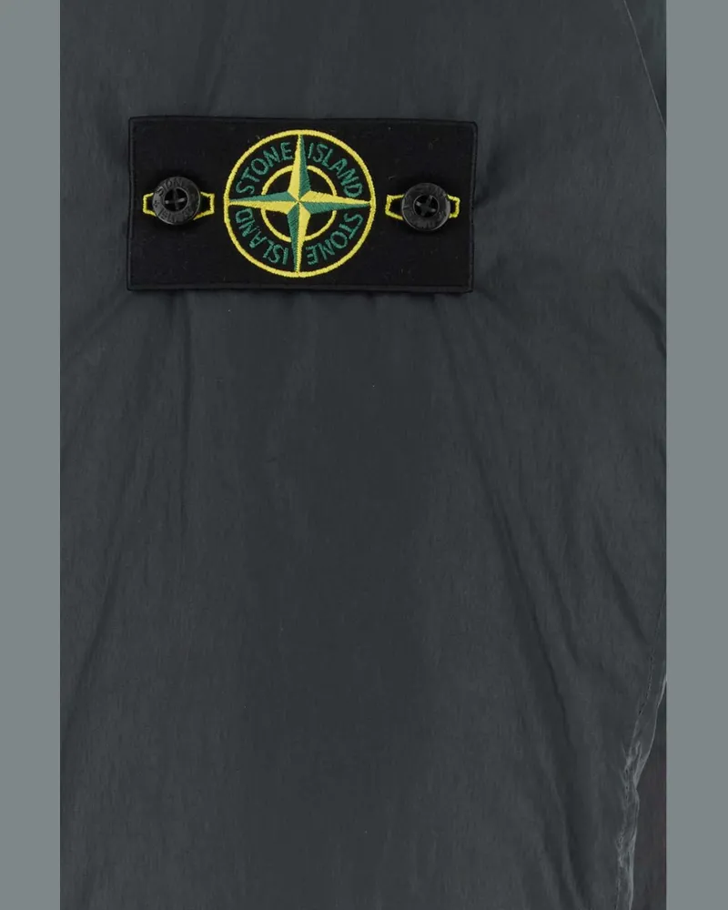 Stone Island Men's Midnight Blue Nylon And Polyester Parka Giubbini Jacket Navy