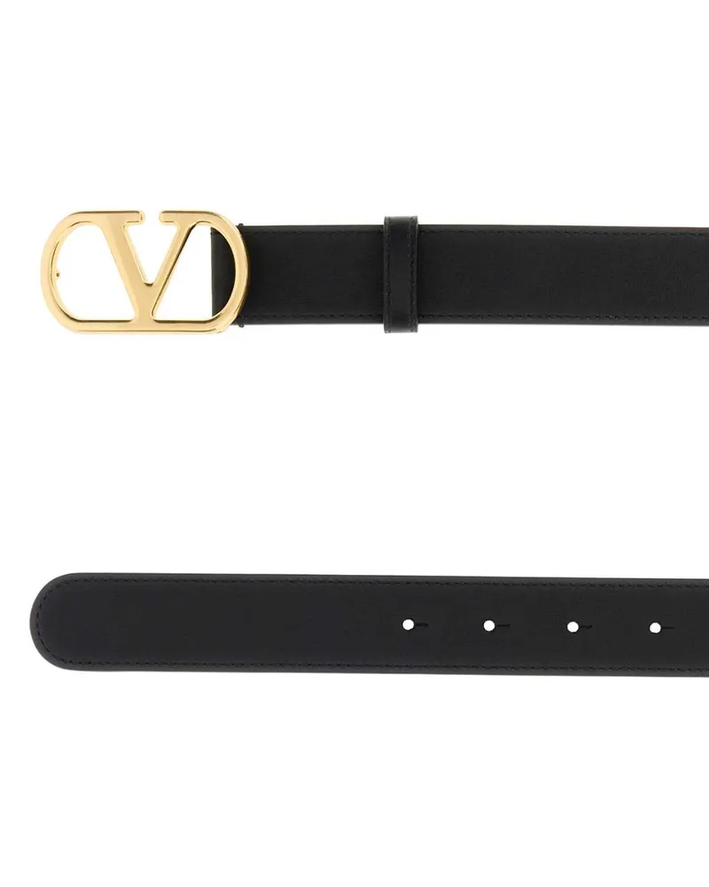 Valentino Garavani Vlogo Belt — Black Black