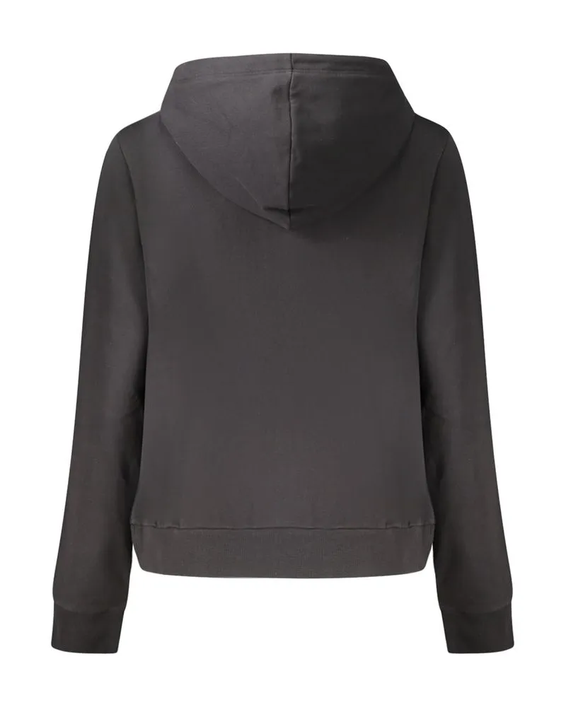 Napapijri Zip-Up Cotton Hoodie — Black Black