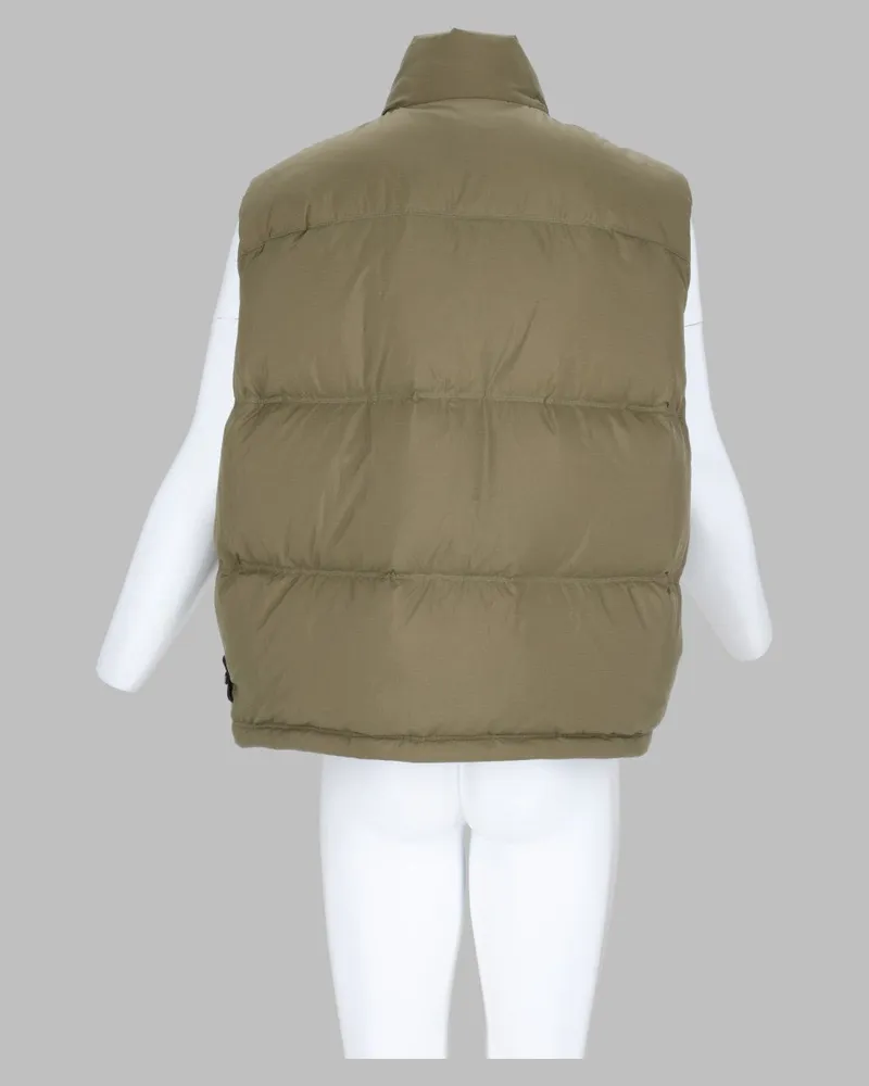 Stone Island Down-Padded Ripstop Gilet — Green Green