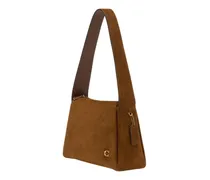Women's Shoulder Bag Brown Calfskin