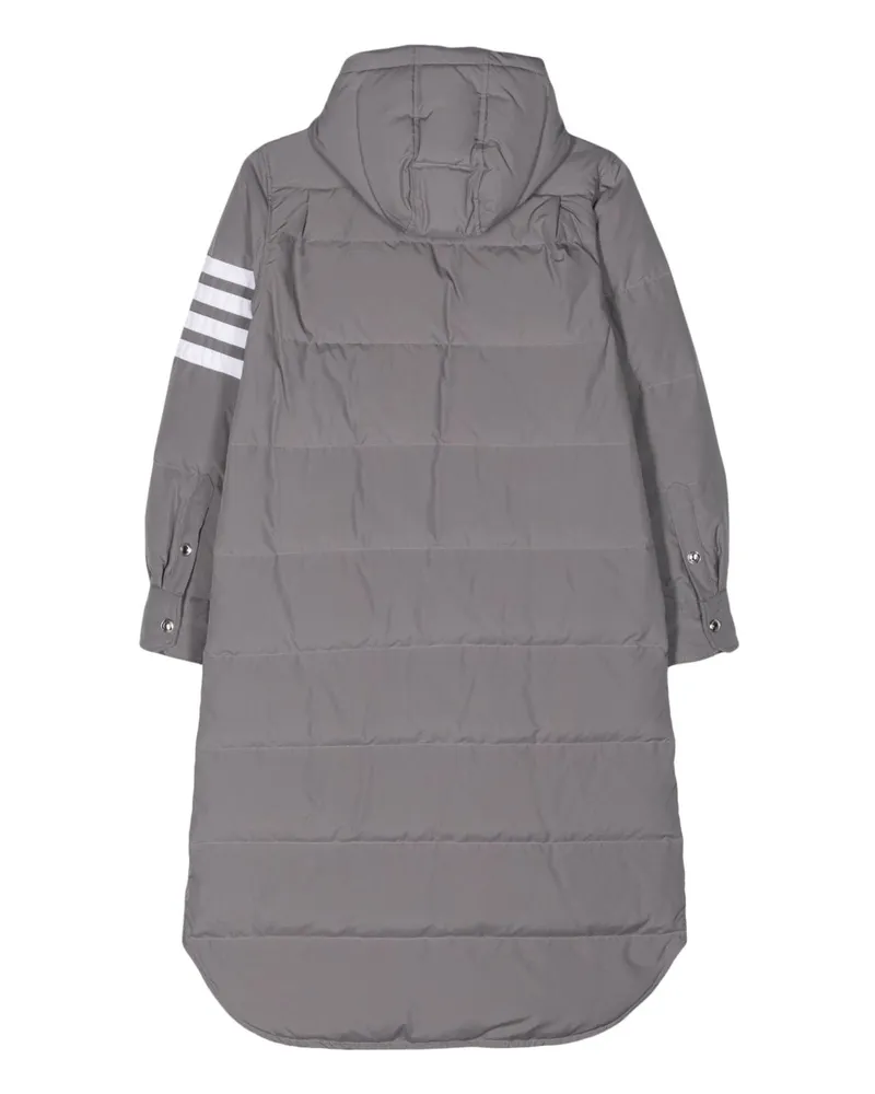 Thom Browne 4Bar Down Jacket — Grey Grey
