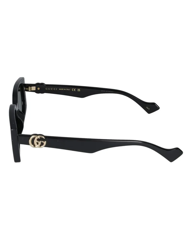 Gucci Women's Sunglasses Gg1534s 001 Black Grey 18-140 Injected Black