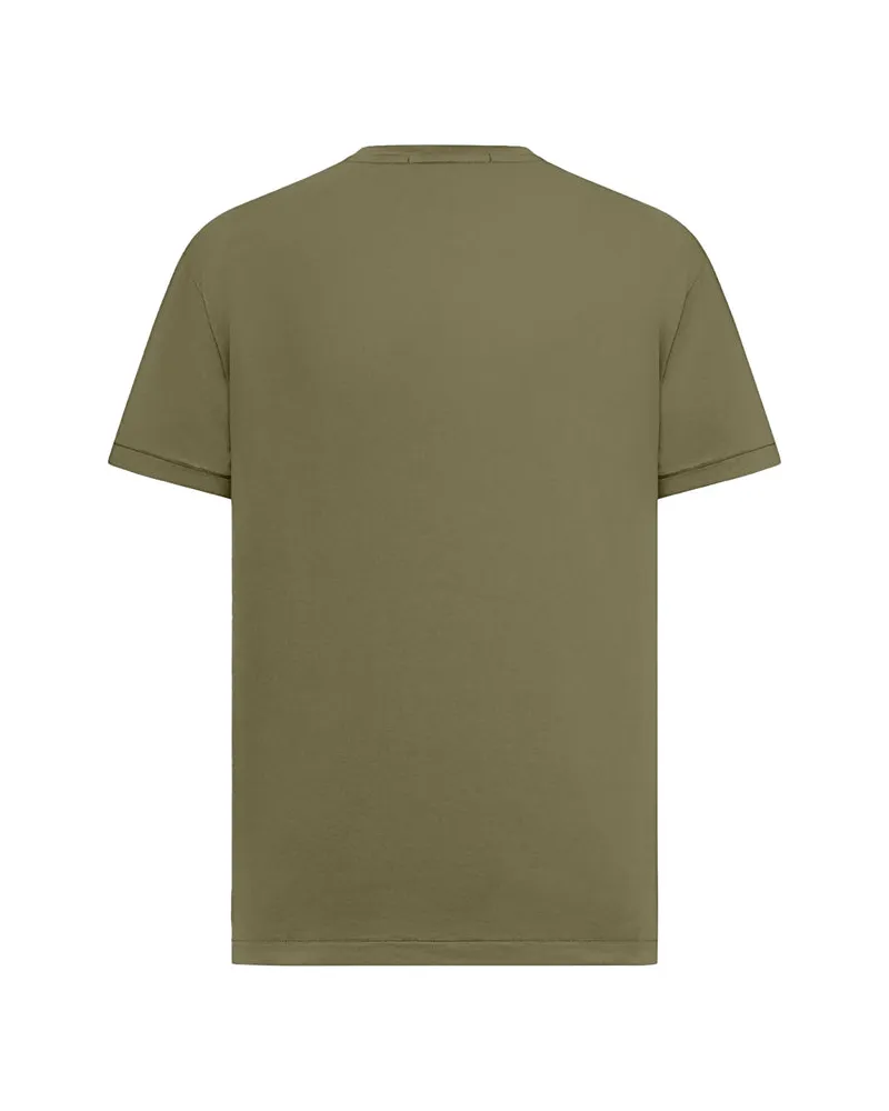 Stone Island Logo Patch Crew Neck T-Shirt — Green Green