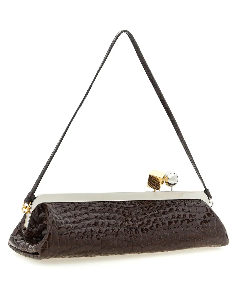 Jacquemus La Pochette Salon Clutch — Brown Brown