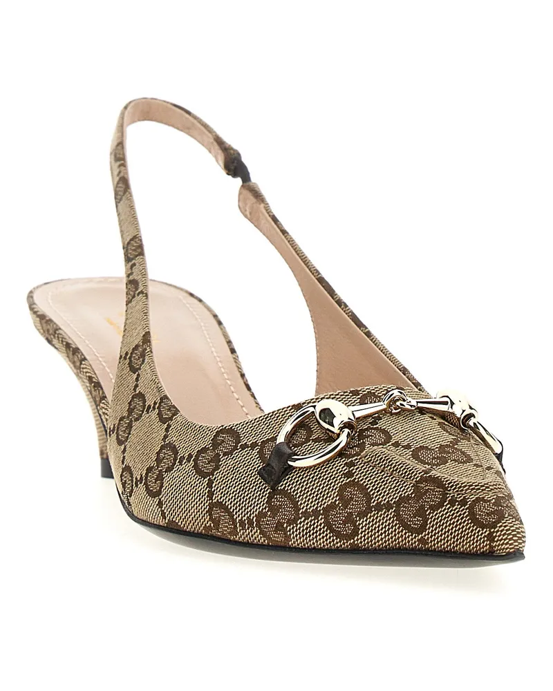 Gucci GG Slingback — Beige Beige