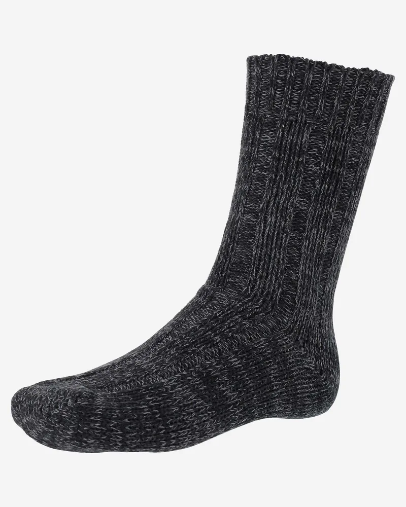Birkenstock Unisex Stretch Cotton Blend Twist Socks Black Black