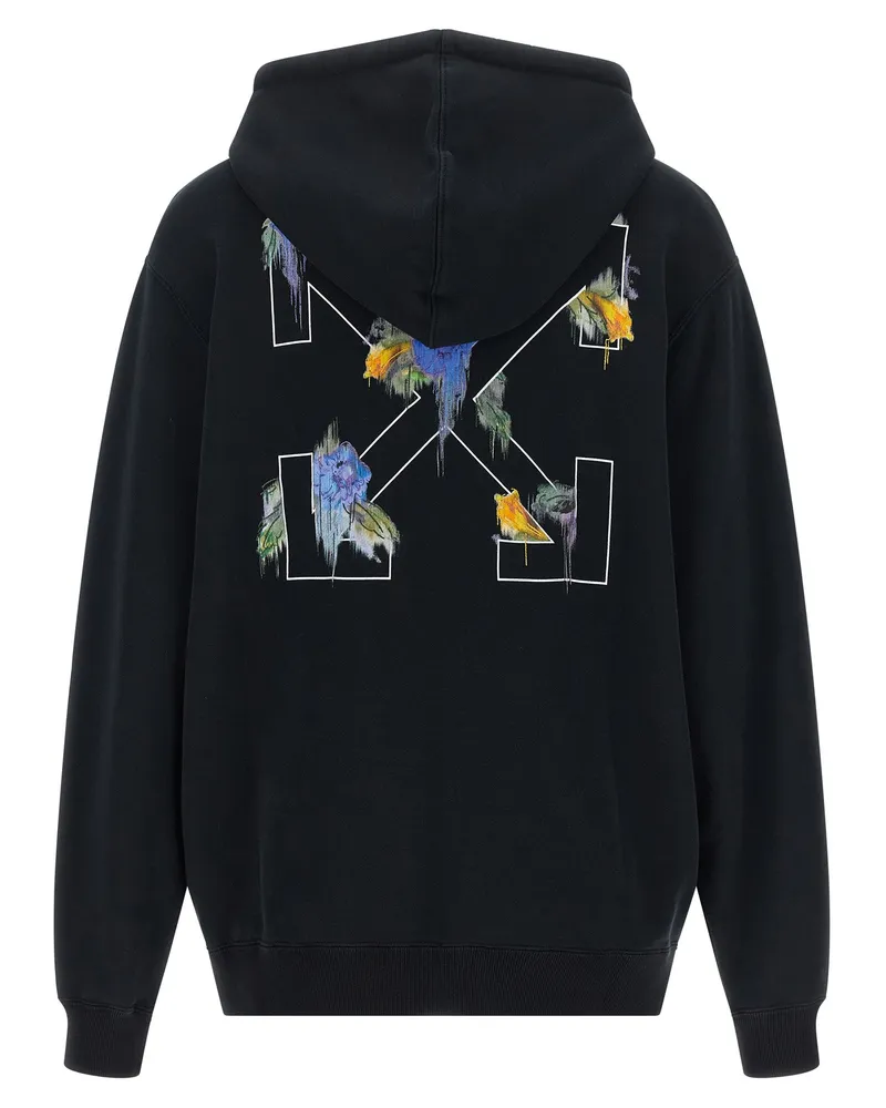 OFF-WHITE Women Black Cotton Sweatshirt Clothing Black