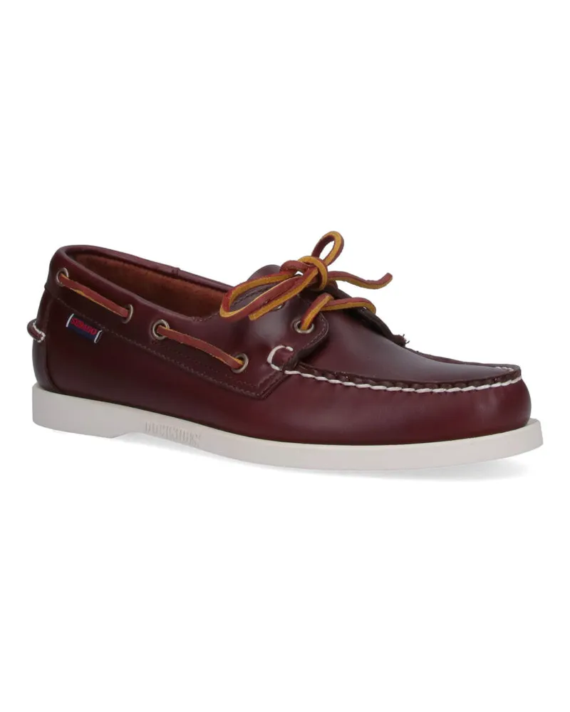 Sebago Men's Flat Shoes Brown Leather Brown