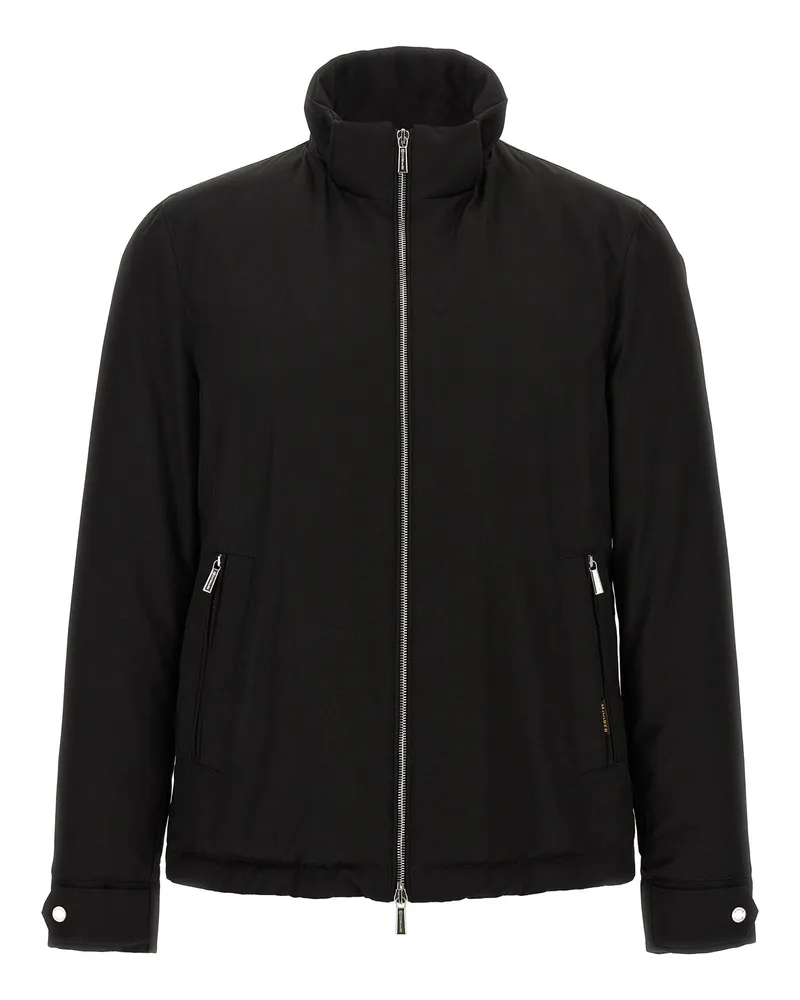 MOORER Albini Down Jacket — Black Black
