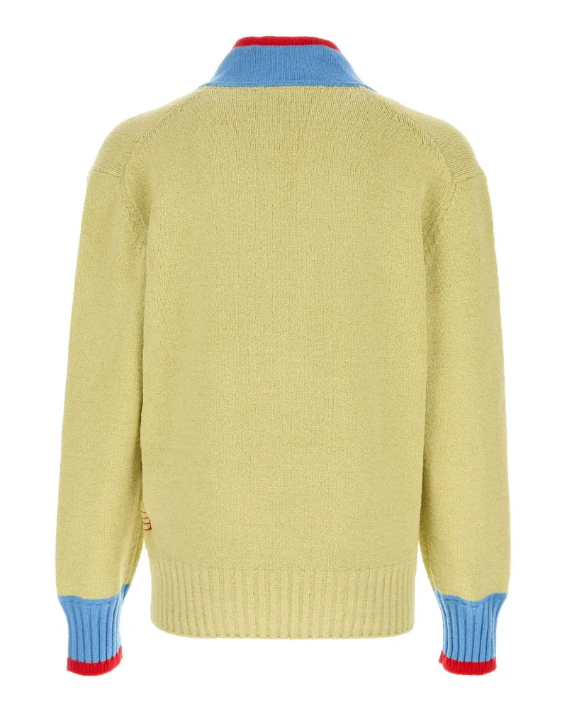 J.W.Anderson Colour-Block V-Neck Sweater — Yellow Yellow